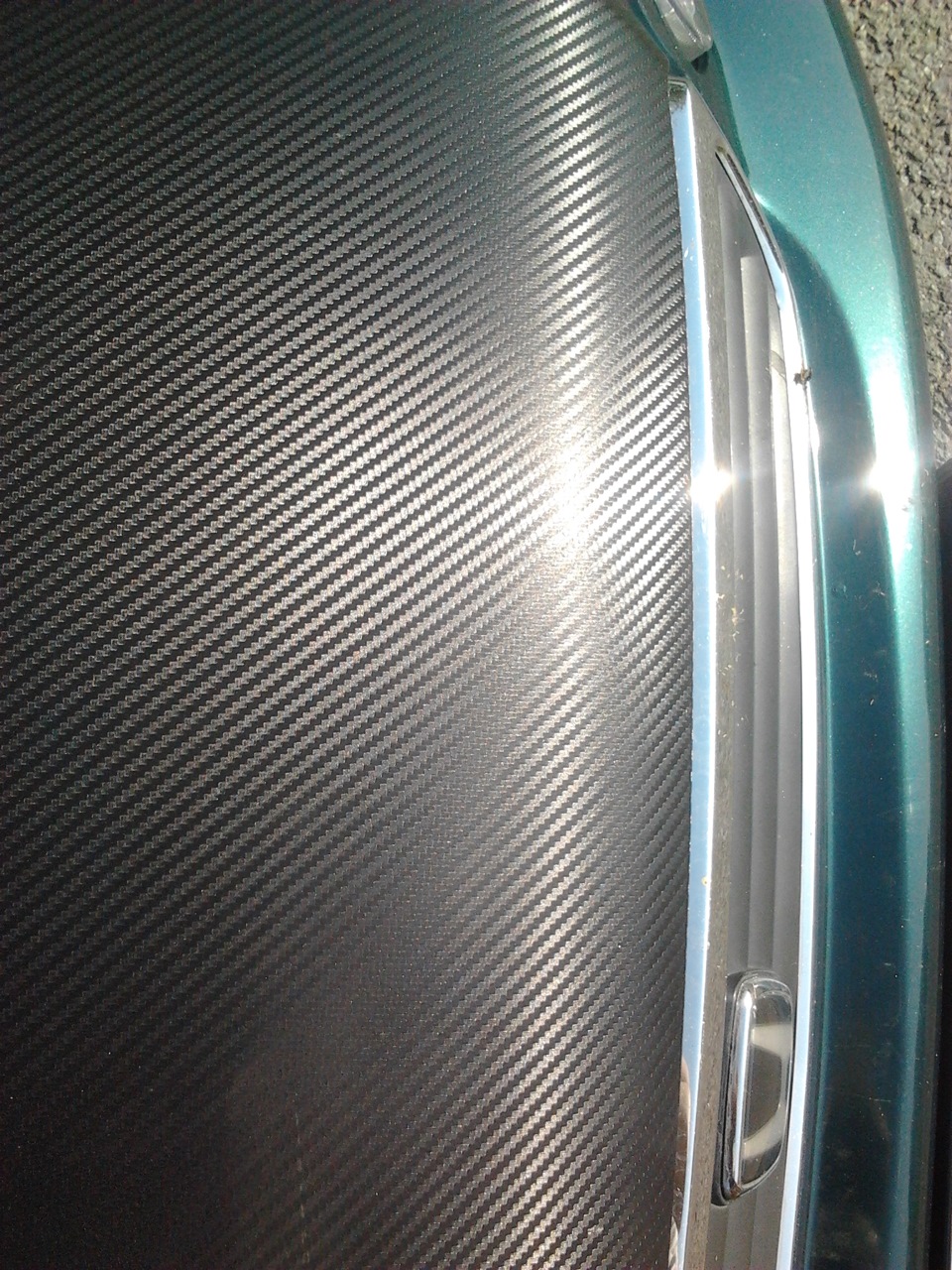 Психанул на последок или обтяжка 3D карбоновой пленкой =0 — Honda Civic ...