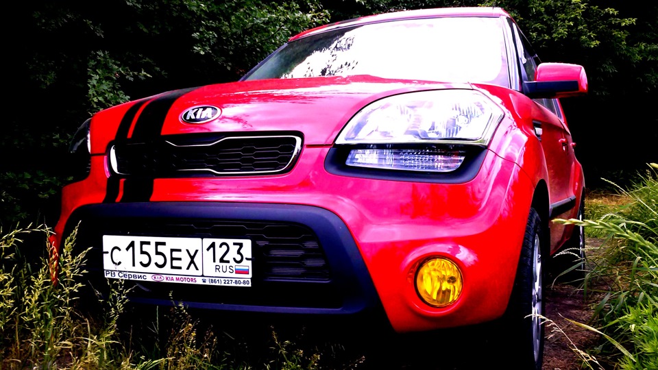 KIA Soul красное SOULнышко