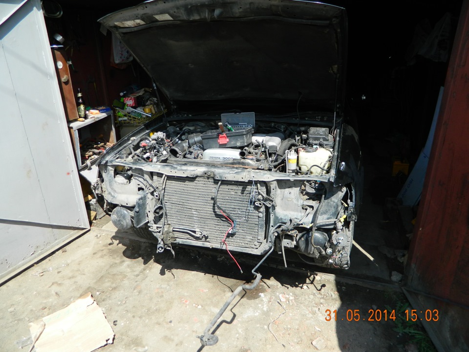 замена ноуската — Toyota Crown (S140), 3 л, 1993 года | своими руками ...