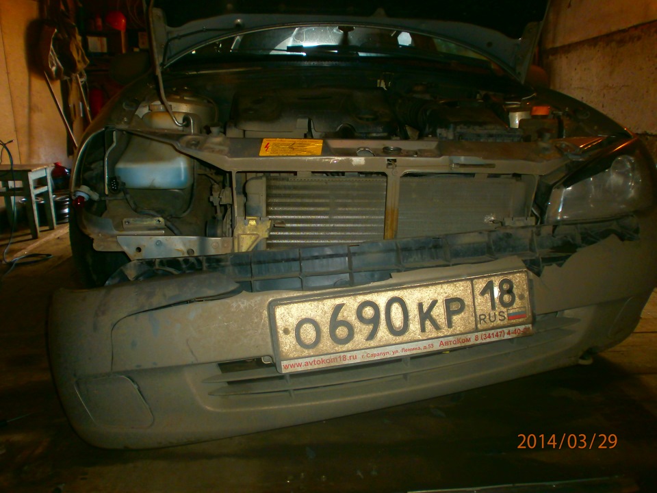 перегорел ближний свет — Lada Калина Хэтчбек (1G), 1,6 л, 2007 года ...