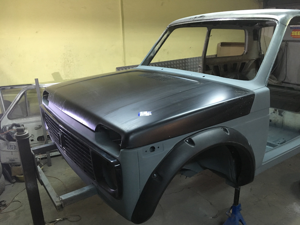 Установка расширителей арок Lapter — Lada 4x4 3D, 1,7 л, 1995 года ...