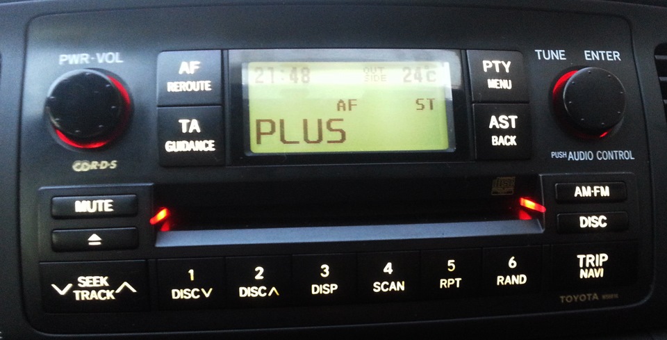 Замена подсветки в штатной магнитоле. Диоды — настало ваше время ...