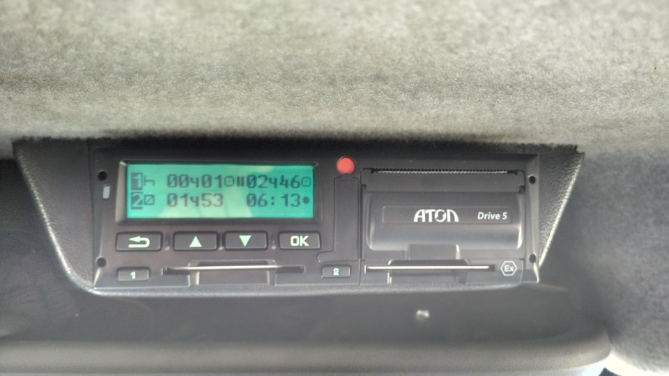 Тахограф — Mercedes-Benz Sprinter (2G)