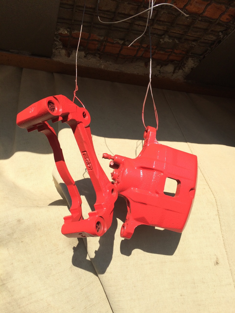 Проточка тормозных дисков+покраска суппортов — Mitsubishi Lancer X, 2,4 ...