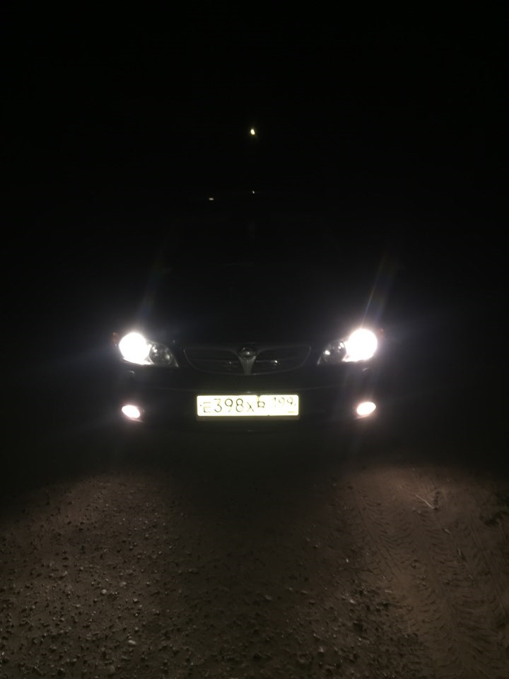 Замена лампочек в противотуманках — Nissan Maxima QX (A33), 3 л, 2004 ...