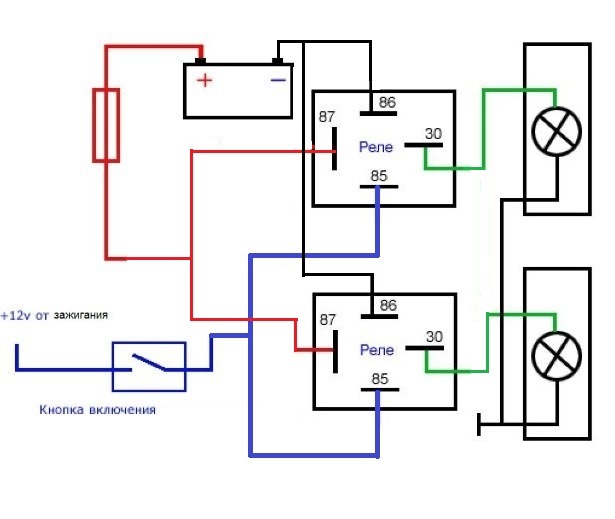 Линзы через реле. Схема реле биксенона н4. Схема подключения биксенона h4 через реле. Схема подключения ксенона h4 через реле. Схема подключения лампочки h4 через реле.
