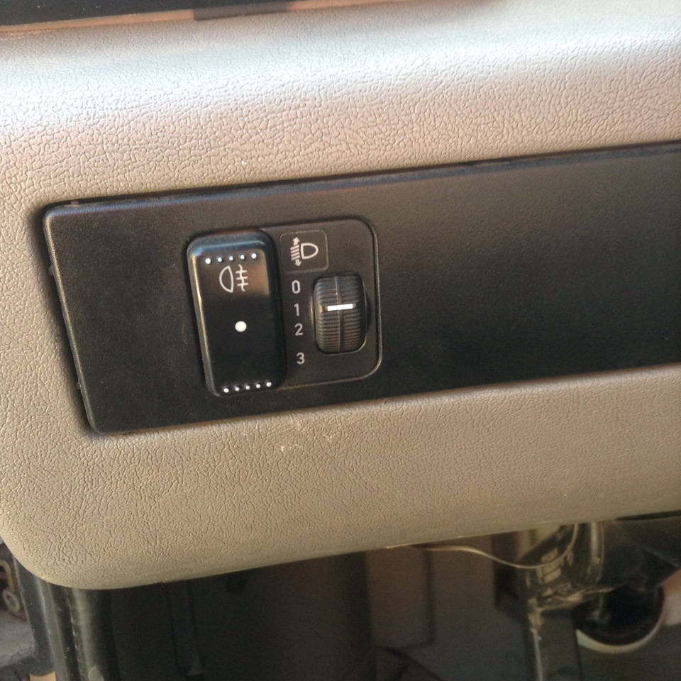 Кнопка противотуманок — Volkswagen LT (2G), 2,5 л, 2005 года ...