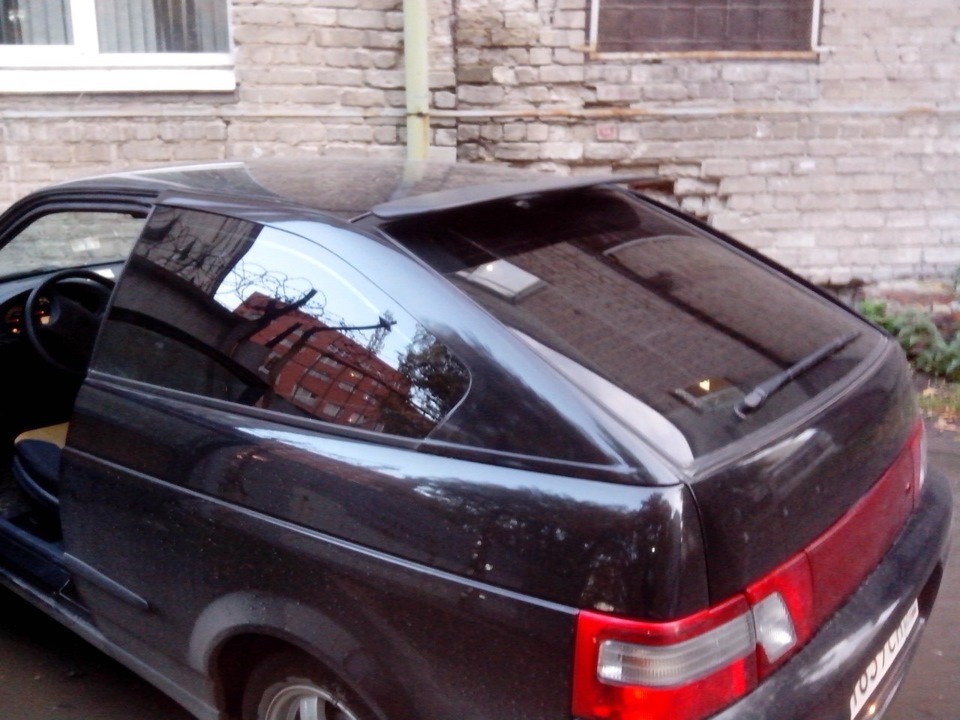 Тонировка. — Lada 112 Coupe, 1,6 л, 2009 года | фотография | DRIVE2