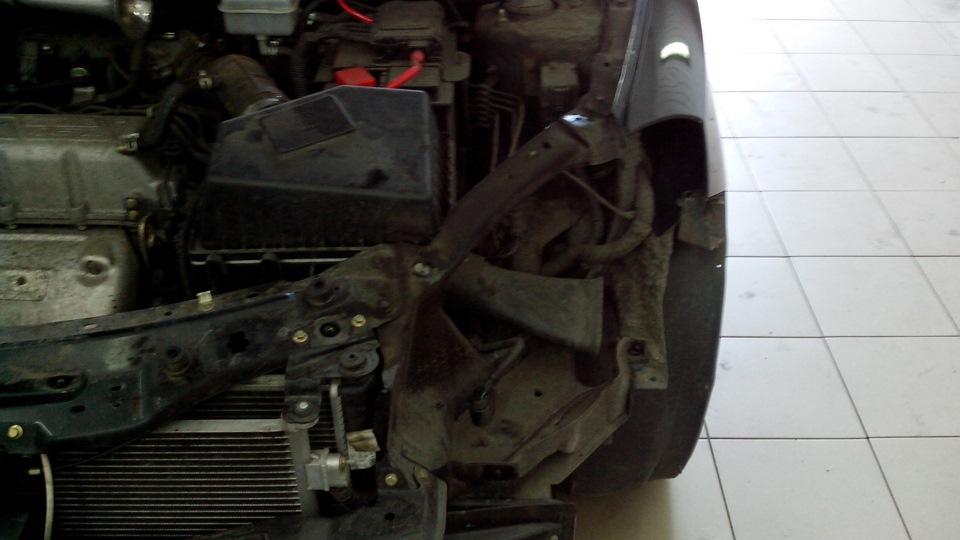 Подготовка к покраске бампера — ЗАЗ Forza, 1,5 л, 2012 года | кузовной ...