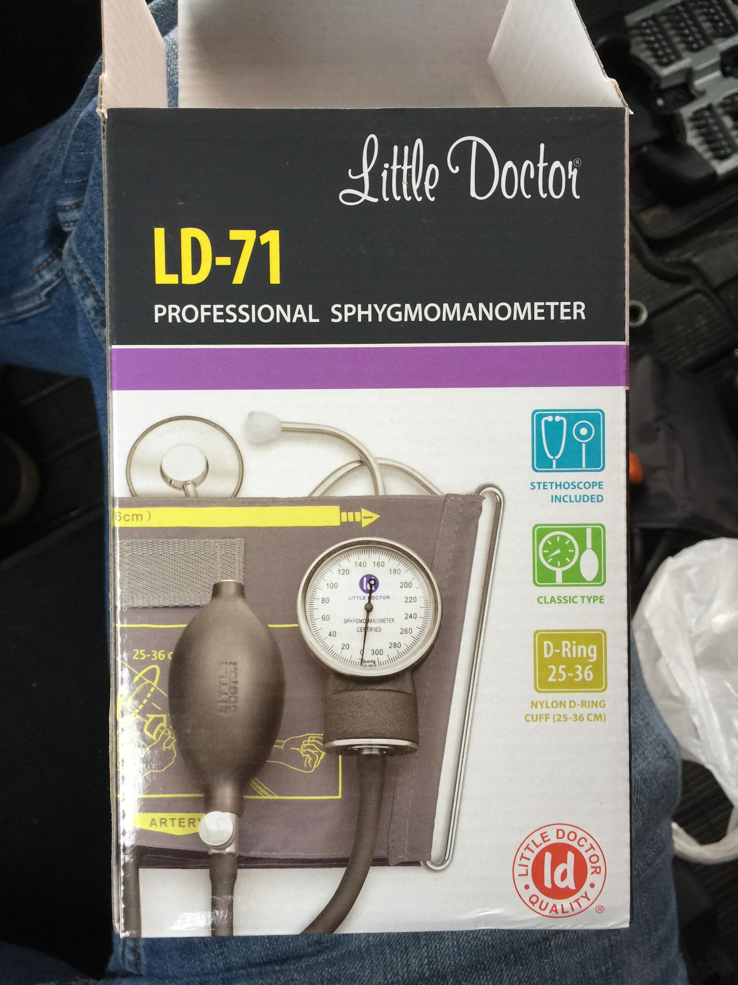 Ld 71. Тонометр little Doctor LD-71. Тонометр LD 71 встроенный стетоскоп. Измеритель давления LD-71 мех little Doctor International(Сингапур). Little Doctor механический стетоскоп в комплекте упаковка.