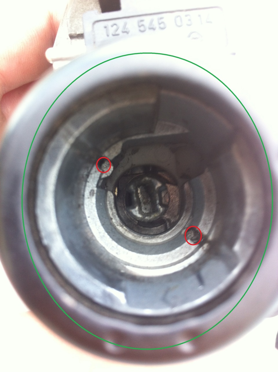 Замок зажигания — Mercedes-Benz E-Class (W124), 3,2 л, 1994 года ...