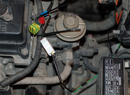 Подключение к ЕГР — Nissan Wingroad (Y11)