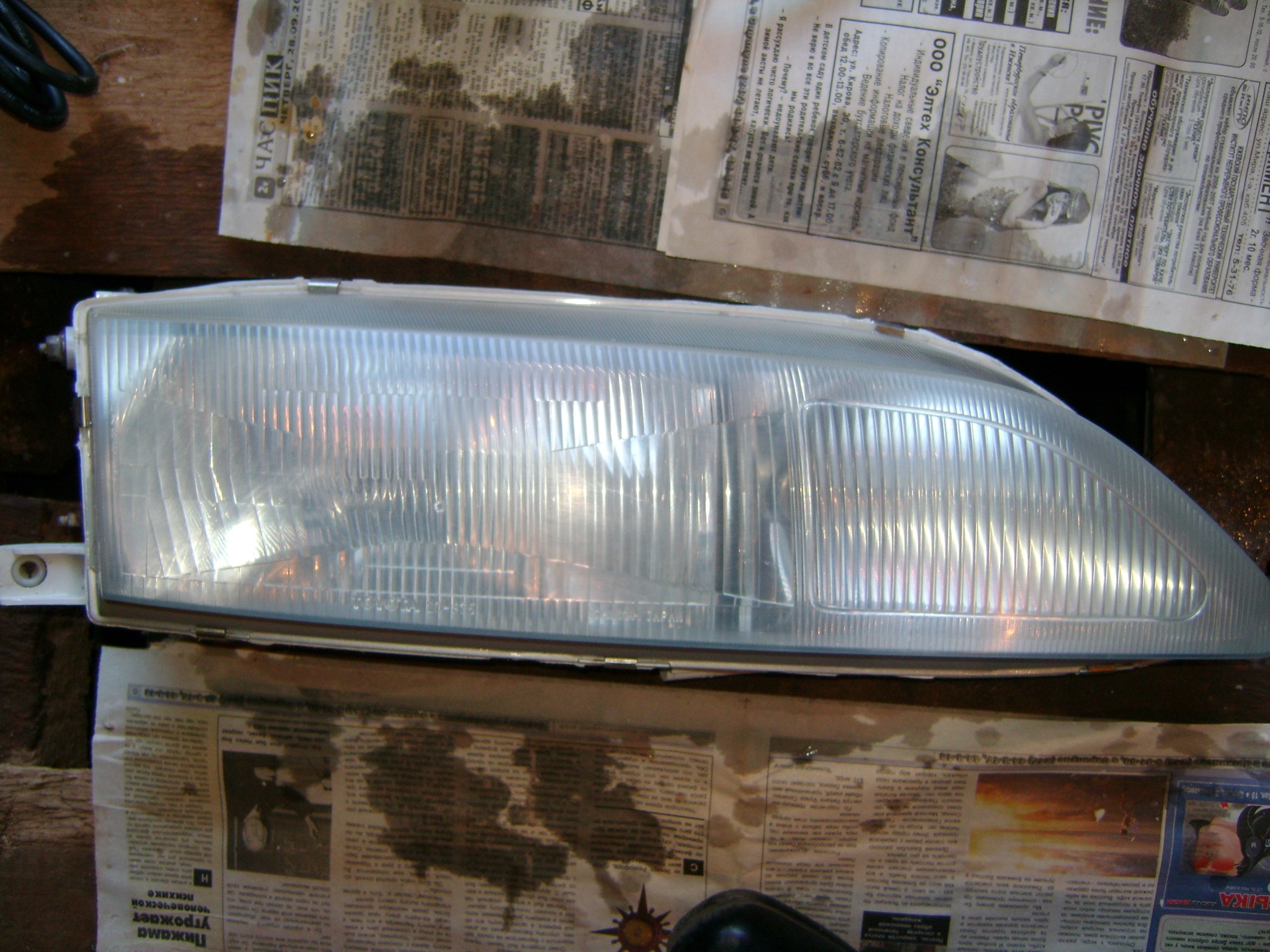  Headlight polishing - Toyota Carina ED 20L 1994