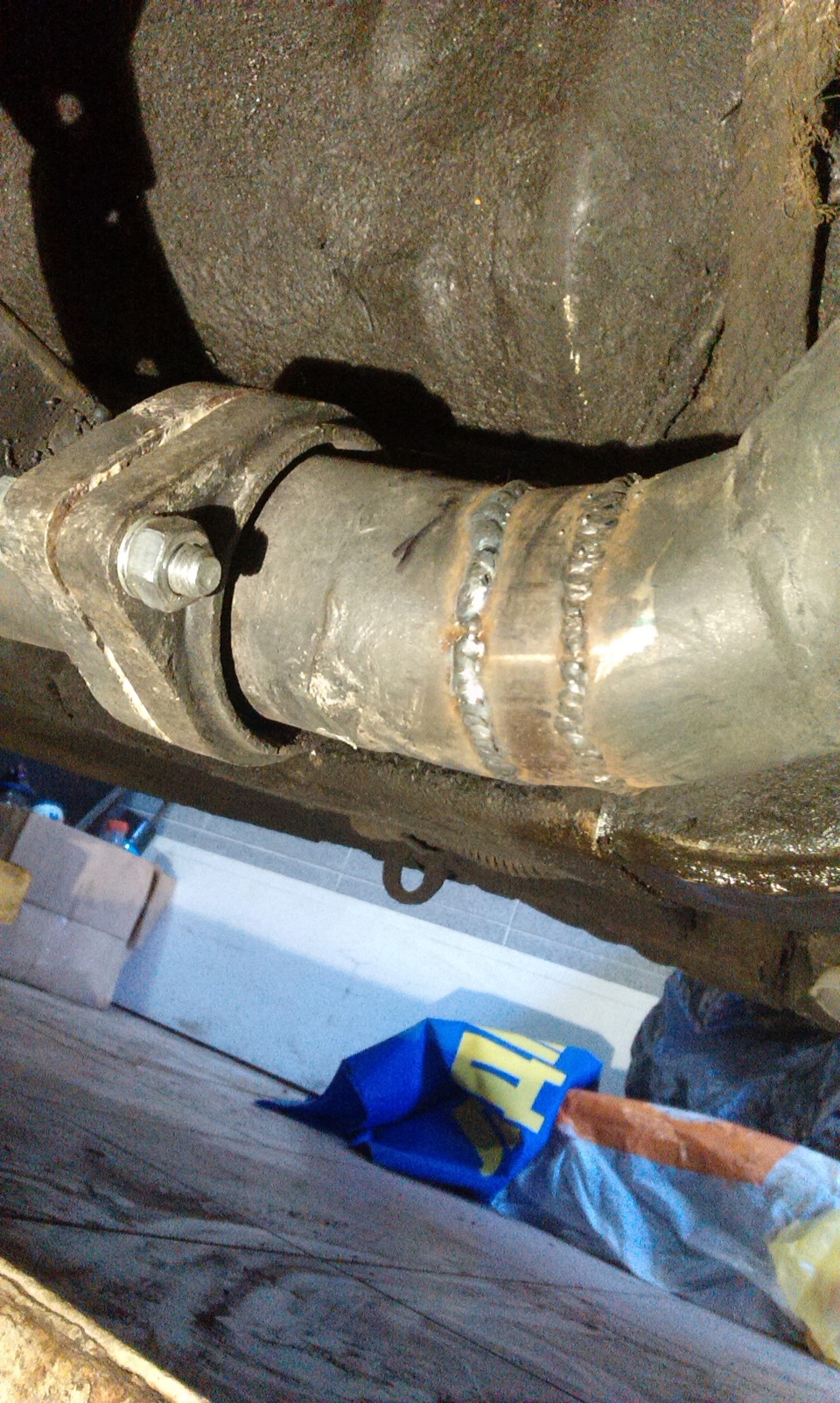 Выхлоп ЕВРО 2. Шаг 3. Сборка пробная, примерка, модернизация. — ГАЗ ...