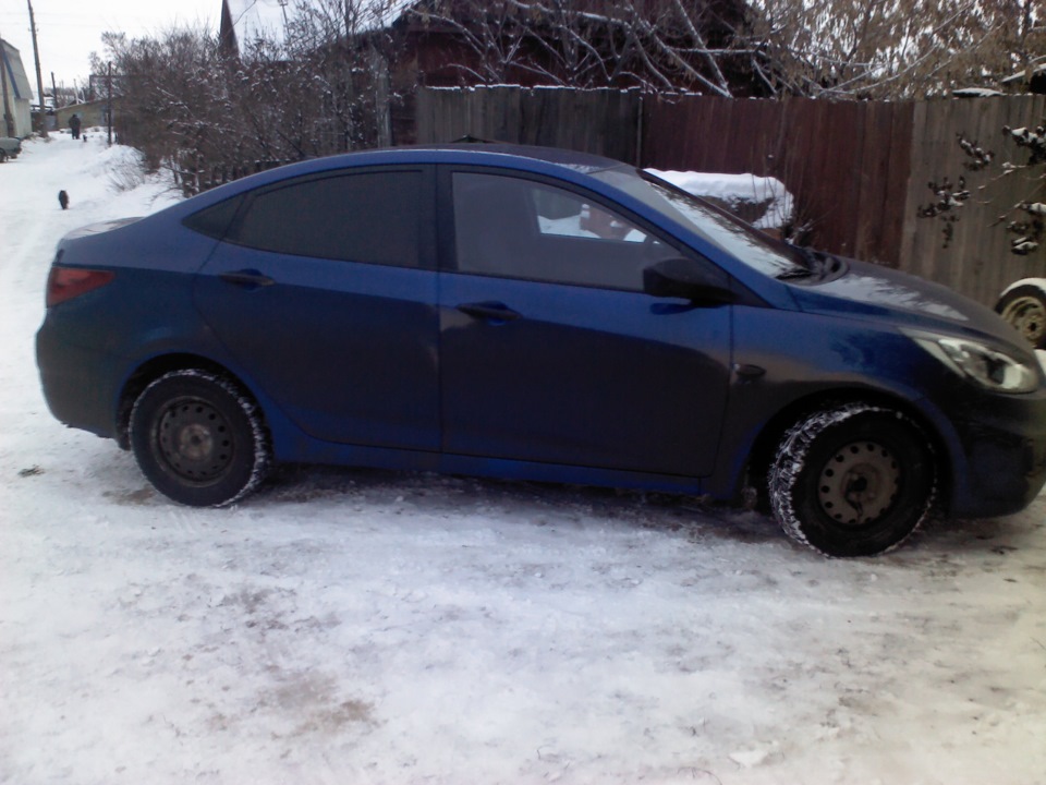 зимняя резина r-14 — Hyundai Solaris (1G), 1,6 л, 2013 года | колёсные ...