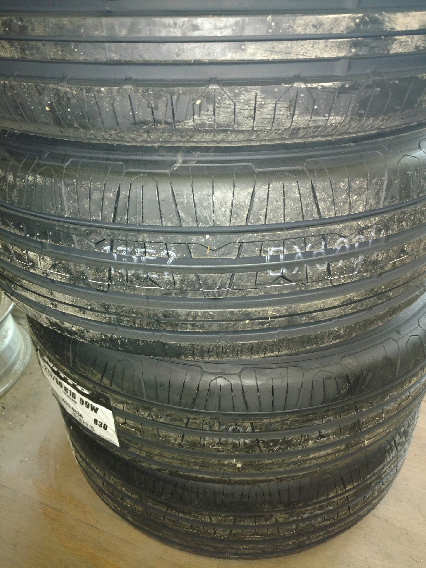 Ура новые тапки летние Nitto: NT830 215/60 R16 99W — Subaru Forester ...