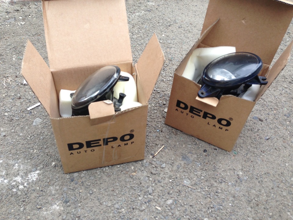 Противотуманки Depo — Audi A6 (C5), 1,8 л, 2003 года | запчасти | DRIVE2