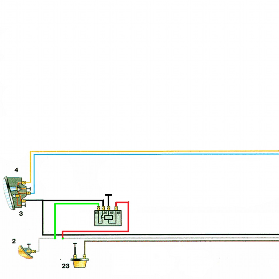 Схема звукового сигнала газ 31029