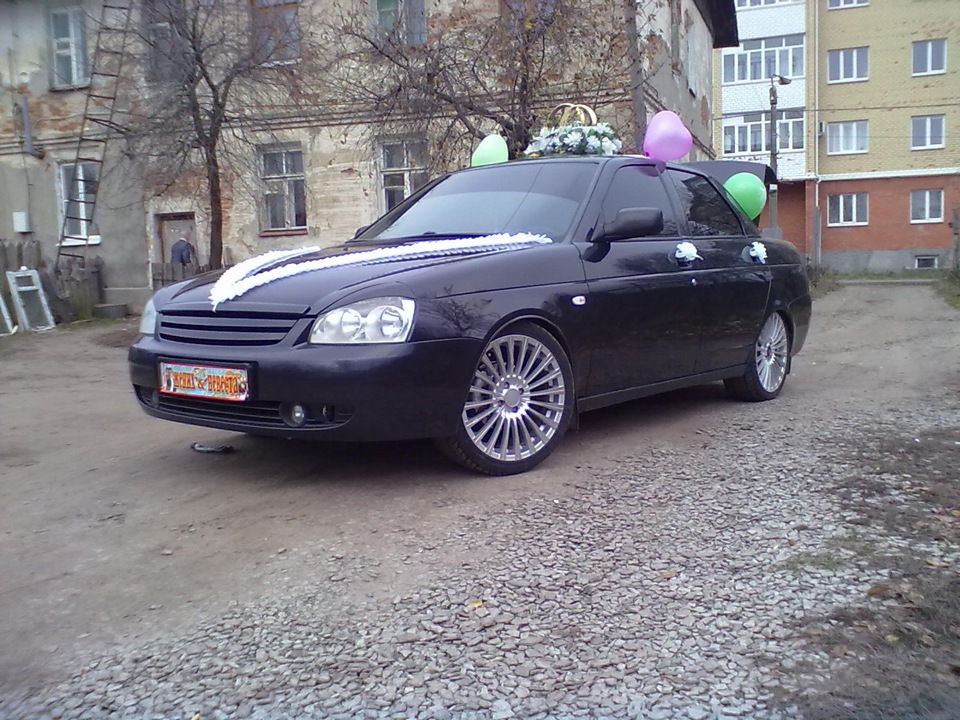 Свадьба Свадьба… Кольца Кольца --- — Lada Приора седан, 1,6 л, 2008 ...