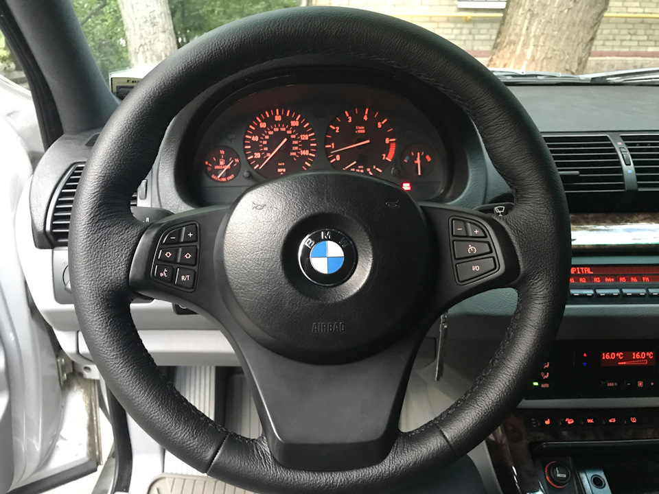 Bmw x5 e53 дизель как снять руль Новый руль" - BMW X5 (E53), 3 л, 2004 года аксессуары DRIVE2