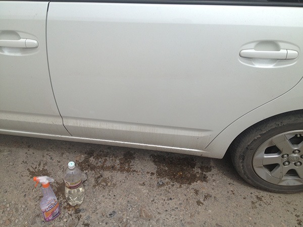 Наклейки на задние двери 2 — Toyota Prius (20), 1,5 л, 2008 года ...