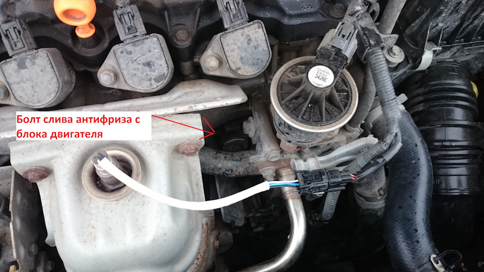 Замена антифриза — Honda Civic 4D (8G), 1,8 л, 2007 года | своими ...