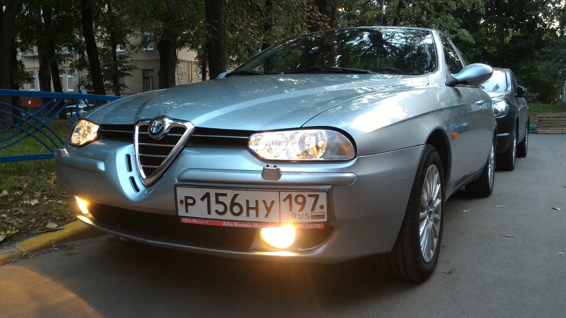 Alfa Romeo 156 2.0 бензиновый 2002 | Сaptain Silver на DRIVE2