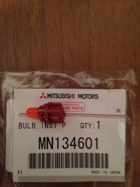 MN134601 ЛАМПОЧКА В ПАНЕЛЬ ПРИБОРОВ CS Mitsubishi | Запчасти на DRIVE2