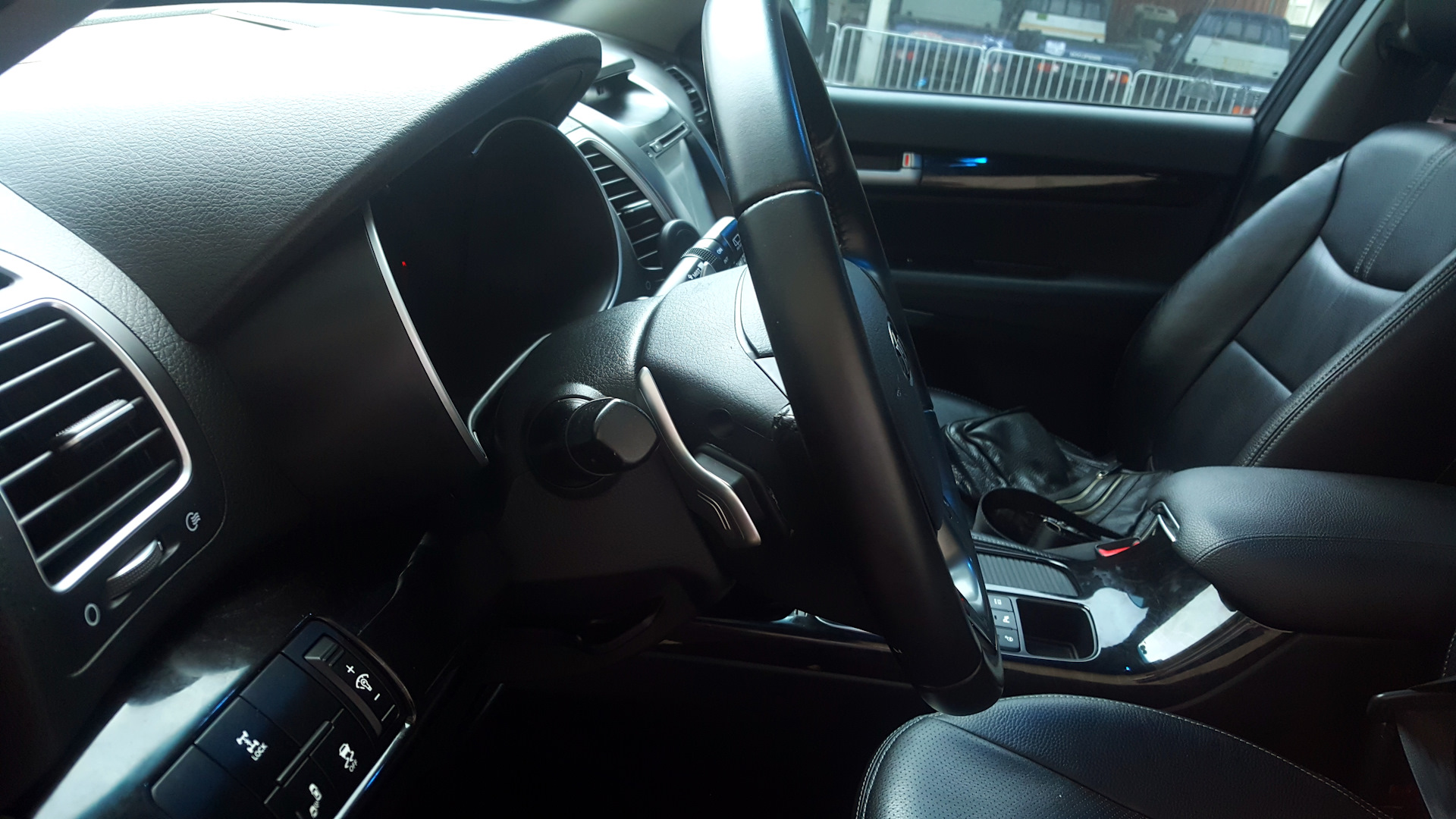 Paddle shifter & Sportmode — KIA Sorento (2G), 2,2 л, 2014 года