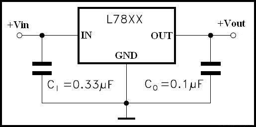 78l06 стабилизатор схема подключения