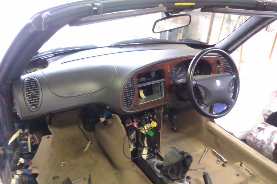 Перекидываем руль справа на лево — Saab 9-3 (1G), 2 л, 1999 года ...