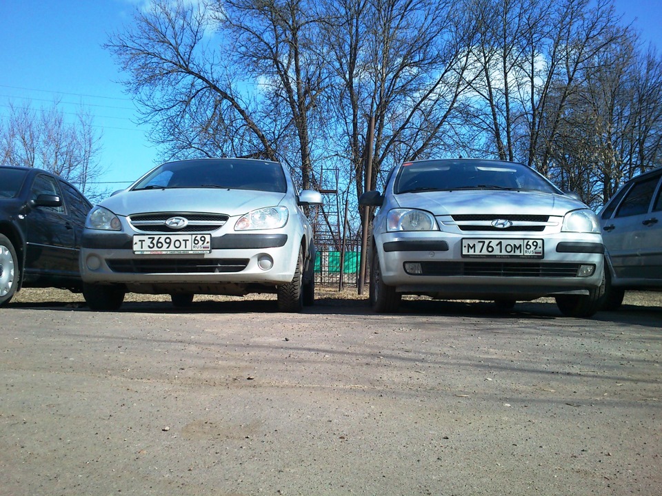 Клиренс "серых" в кирпичах — Hyundai Getz, 1,3 л, 2004 года ...