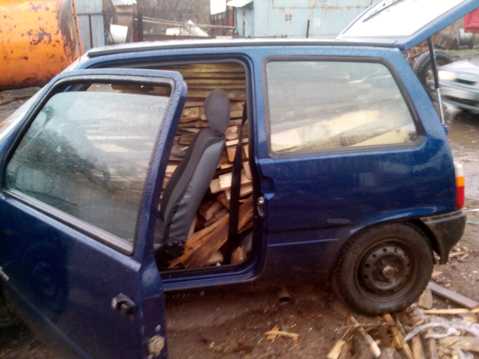 Ока-Лесовоз. Или мал да удал! — СеАЗ 11116 Ока, 1 л, 2007 года | тест ...