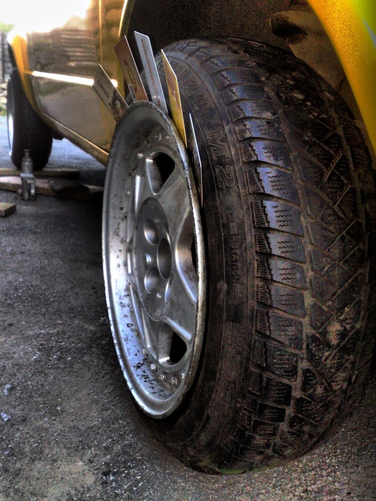 Ну вот и диски на машине)))) — Volkswagen Golf Mk1, 1,1 л, 1981 года ...