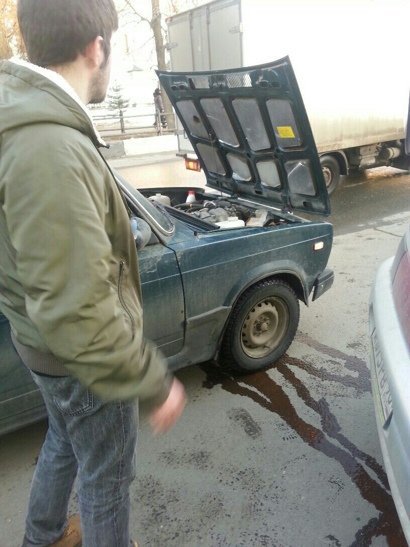 Закипел по дороге домой, бачок антифриза свистел как чайник… — Lada ...