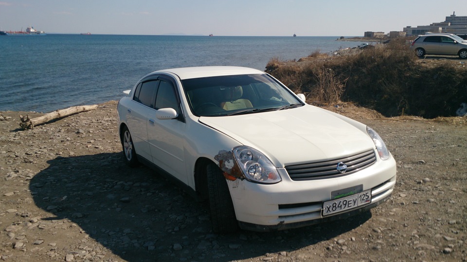 Март подходит к концу — Nissan Skyline (V35), 2,5 л, 2003 года ...