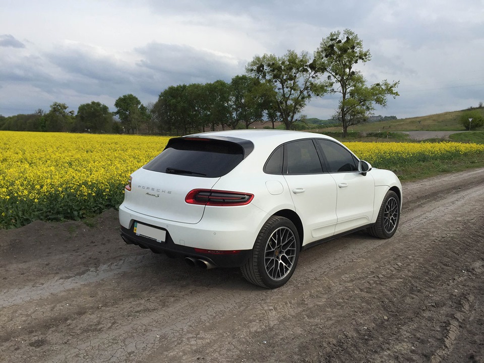 Р‘РµР»С‹Р№ Porsche Macan s 2014