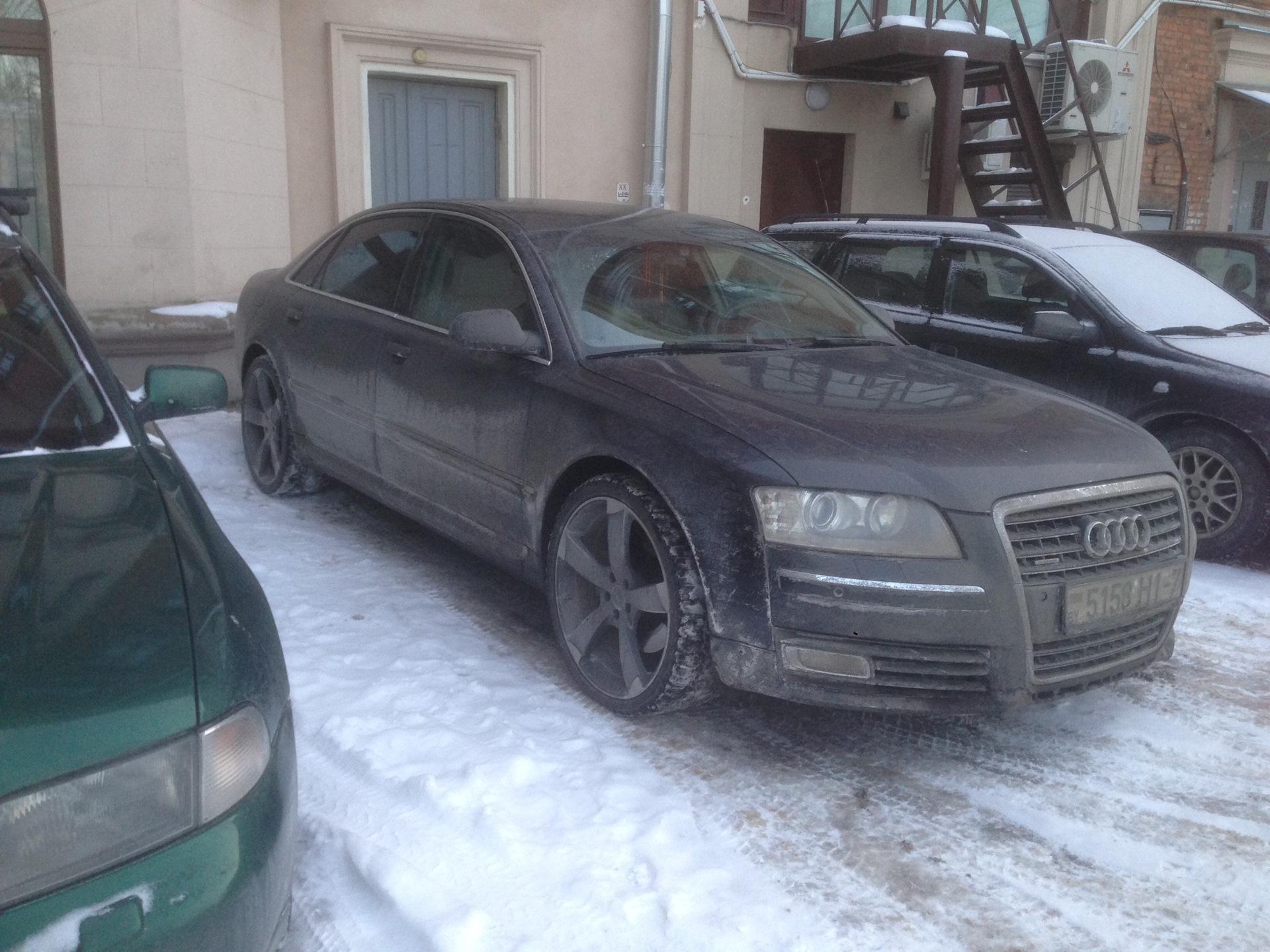 Зимняя автомойка: мыть или не мыть? — Audi A8 (D3), 4,2 л, 2007 года |  другое | DRIVE2