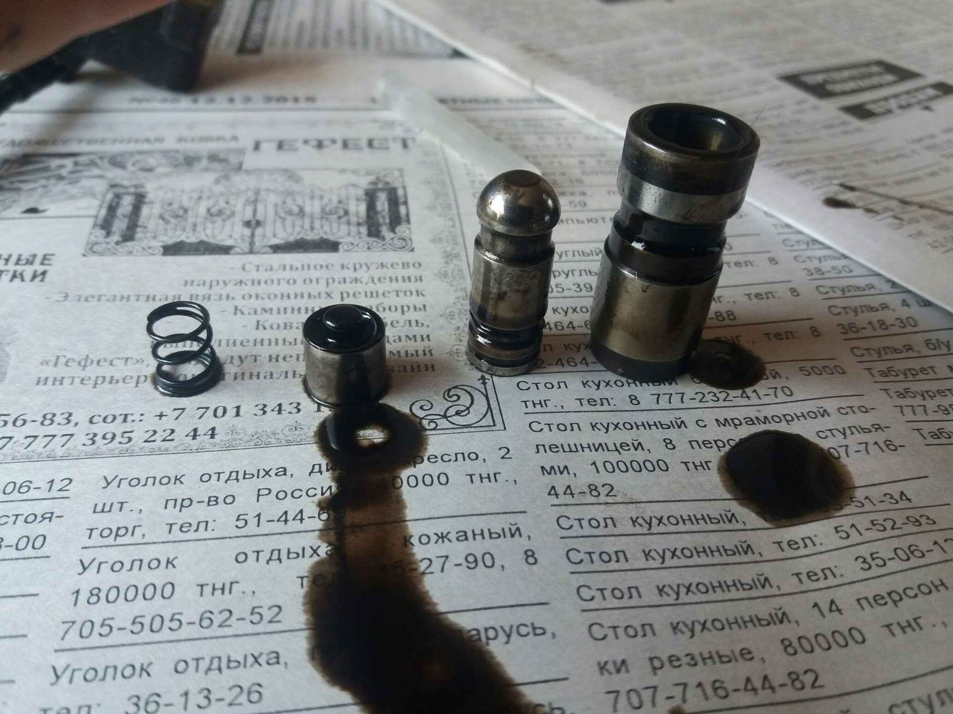 Чистка гидрокомпенсаторов m40 — BMW 3 series (E36), 1,6 л, 1993 года ...