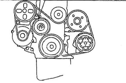 Гранд витара ремень генератора схема