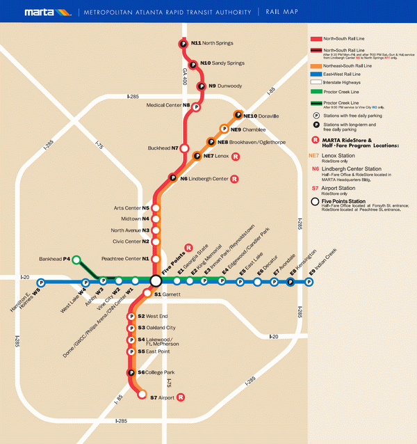 Метро в америке схема