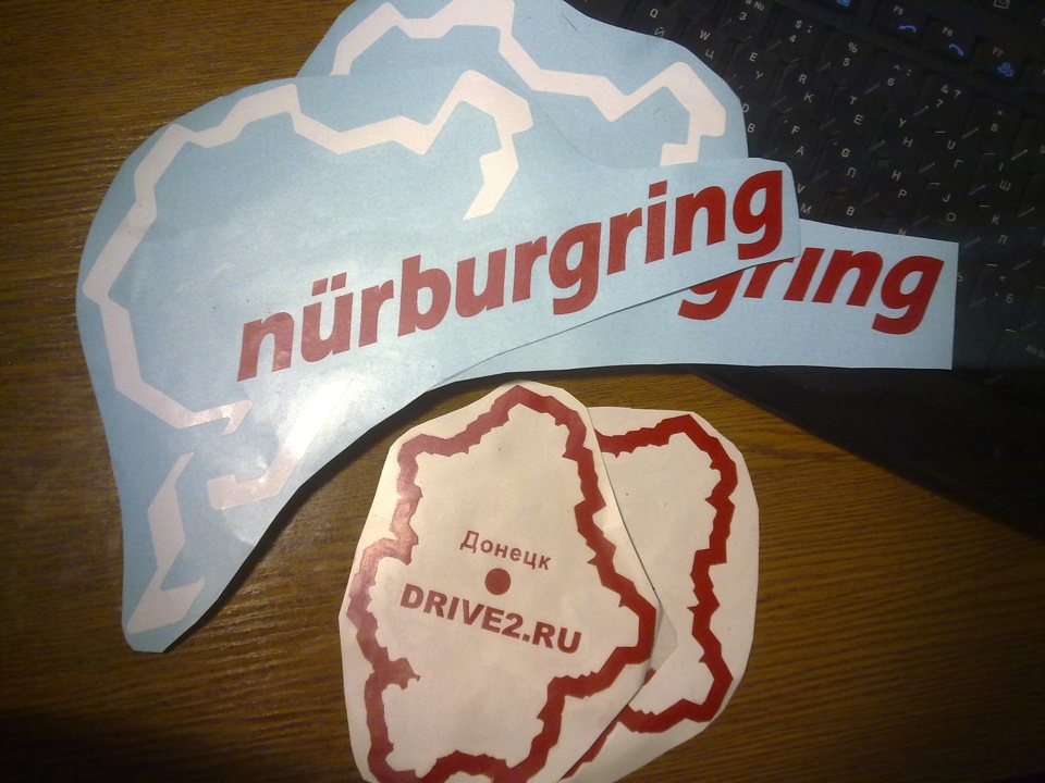 Наклейка Nürburgring — Skoda Fabia Mk2, 1,4 л, 2013 года | просто так ...
