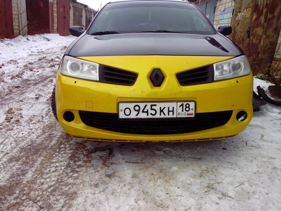 Бампер megane 2