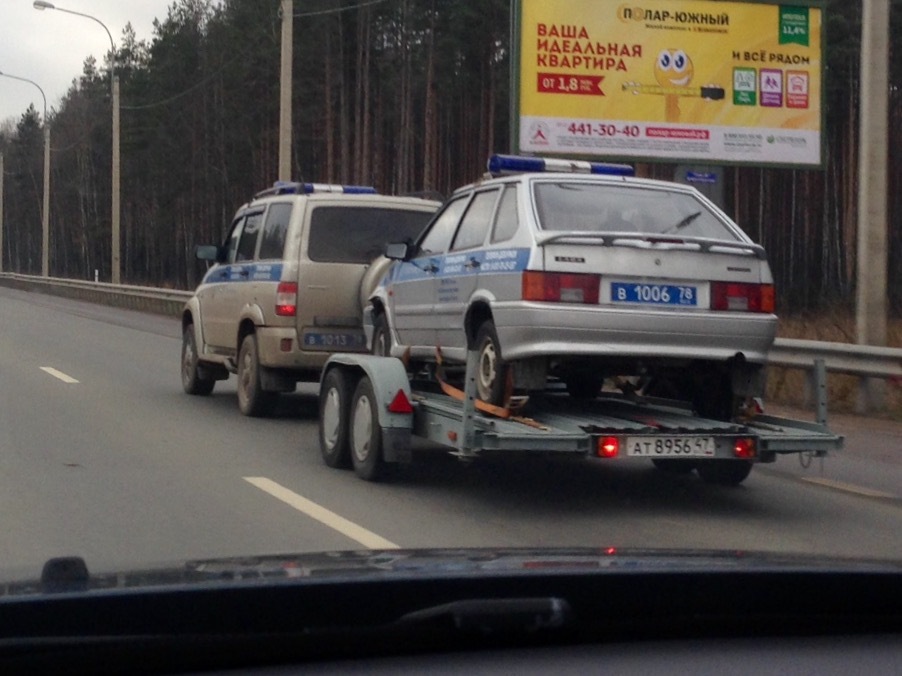 Полицейский эвакуатор фото