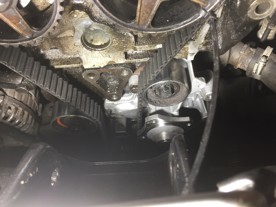 Миф развеян ВОЗМОЖНО ЗАМЕНА ПОМПЫ БЕЗ СНЯТИЯ ГРМ — Mazda 626 IV (GE), 2 ...