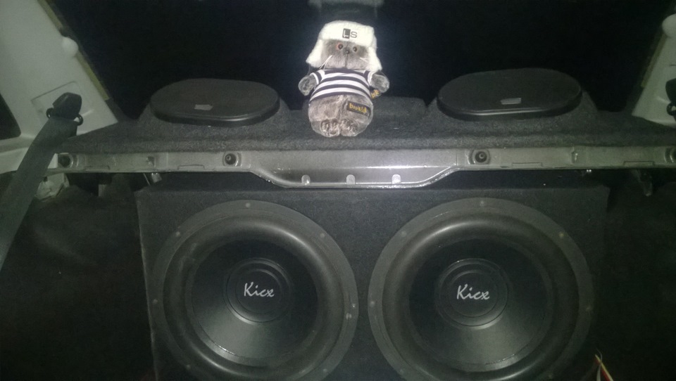 Пробуем разное подключение сабвуферов — Lada Приора седан, 1,6 л, 2011 ...