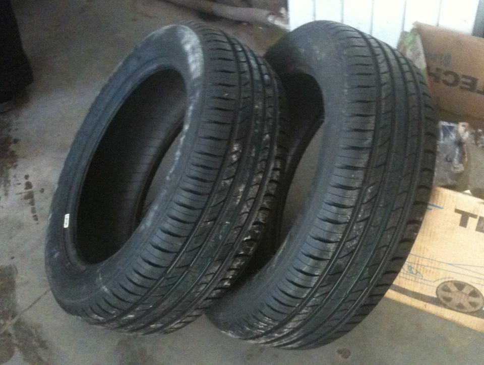 Bosh S4 + Nokian Hakka Green 195/55 R16 91H XL — Mitsubishi Lancer IX ...