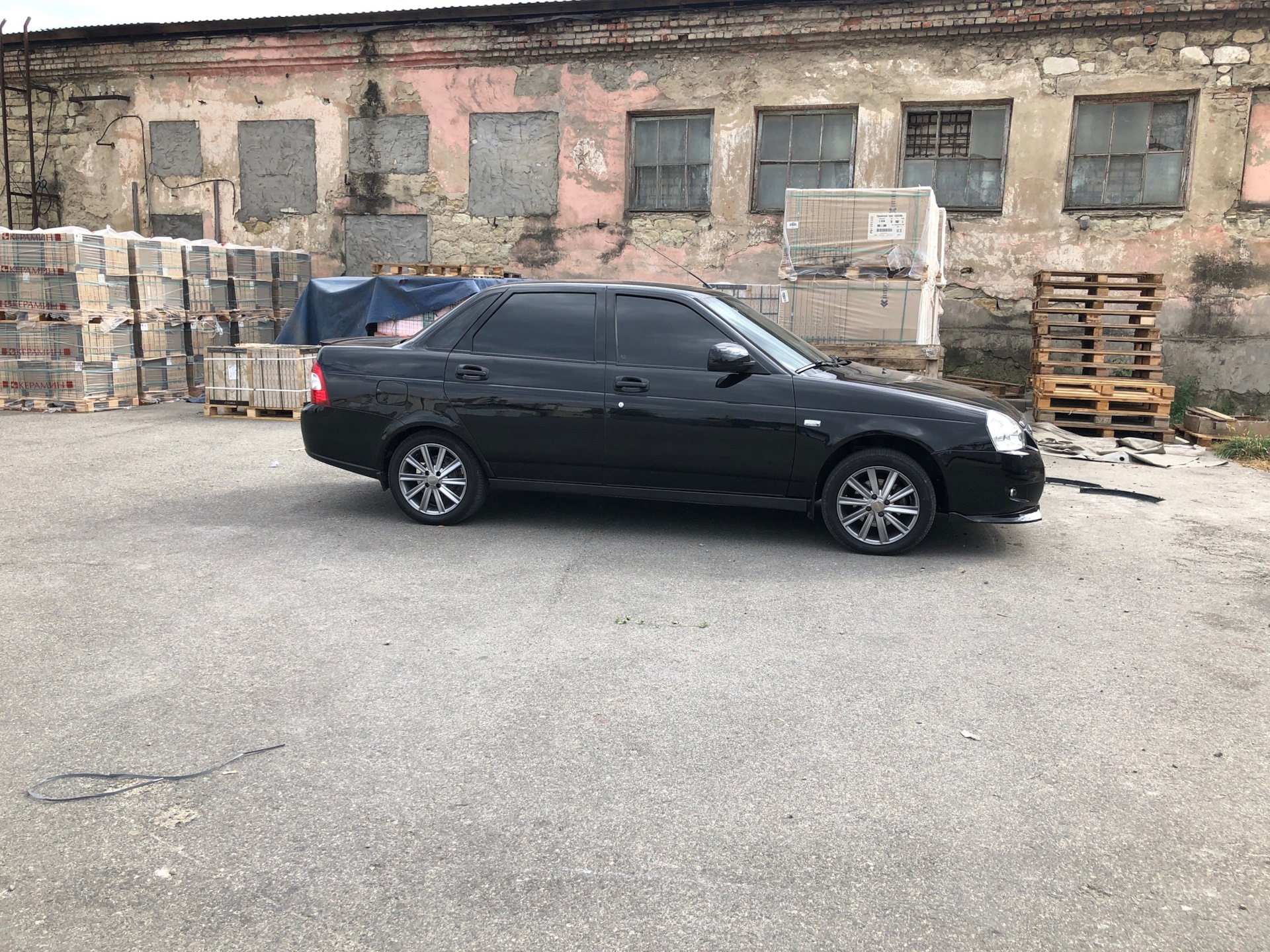 Сплинтер Барс на Бампер — Lada Приора седан, 1,6 л, 2015 года ...