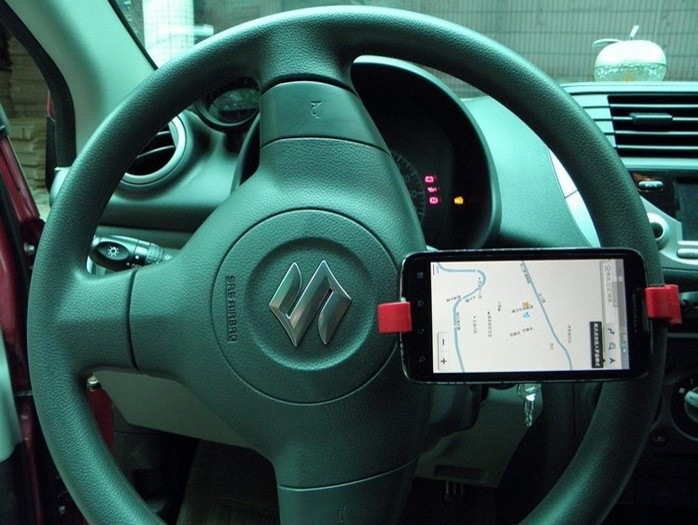 Крепление телефона на руль. — SsangYong Actyon (2G), 2 л, 2012 года ...