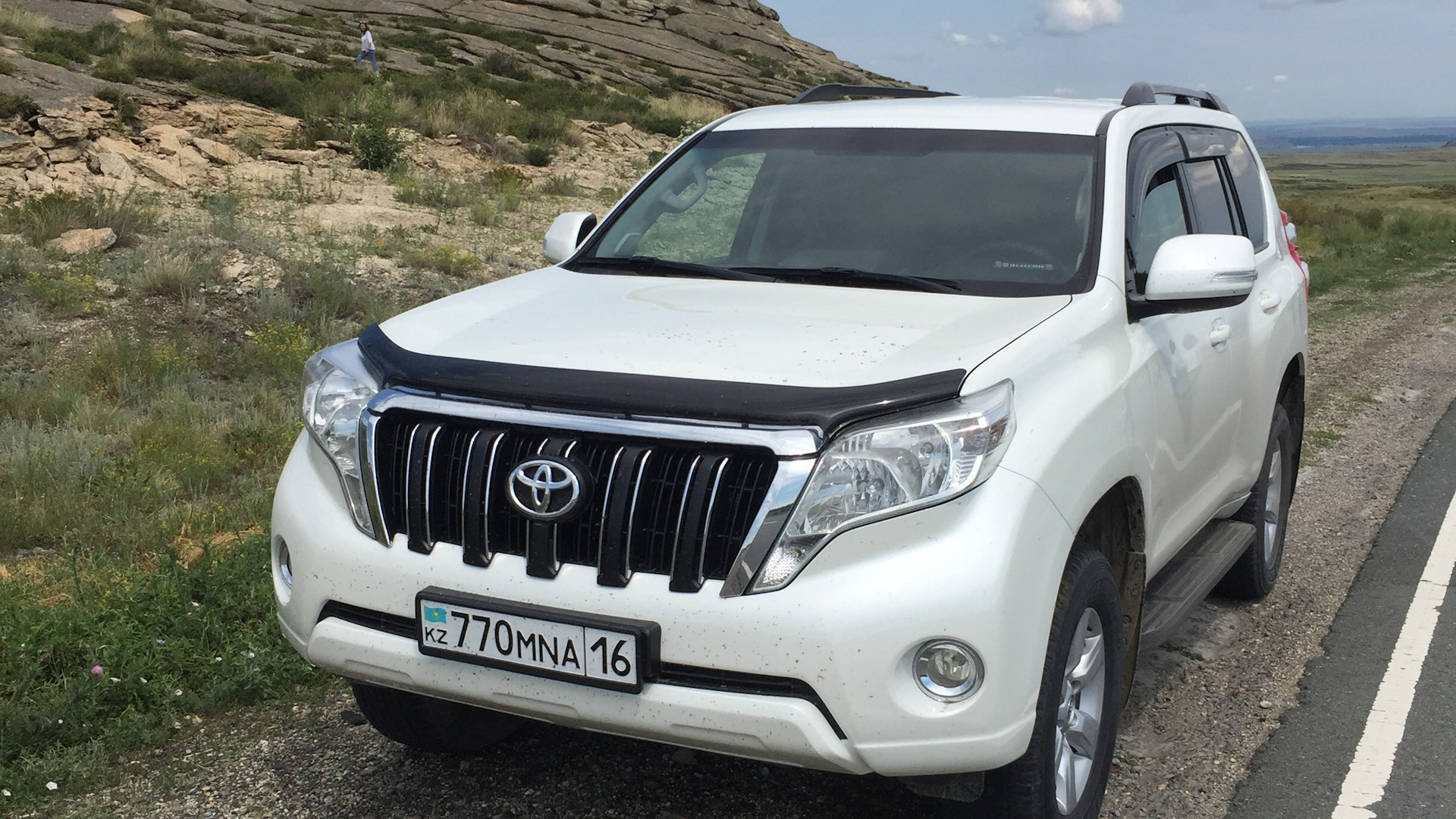 Toyota Land Cruiser Prado 150-series 2.7 бензиновый 2013 | Белый Европеец  на DRIVE2